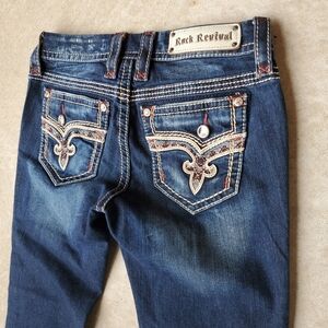 NWOT Rock Revival 28 Y2K Western Coastal Cowgirl Ranch Rodeo Betty Bootcut Jeans